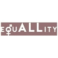 thumbnail image 1 of Vinyl Wall Art Decal - EquALLity - 6" x 25" - Modern Inspirational Gender Equality Quote For Home Office Workplace Business Store Human Rights Decoration Sticker, 1 of 4
