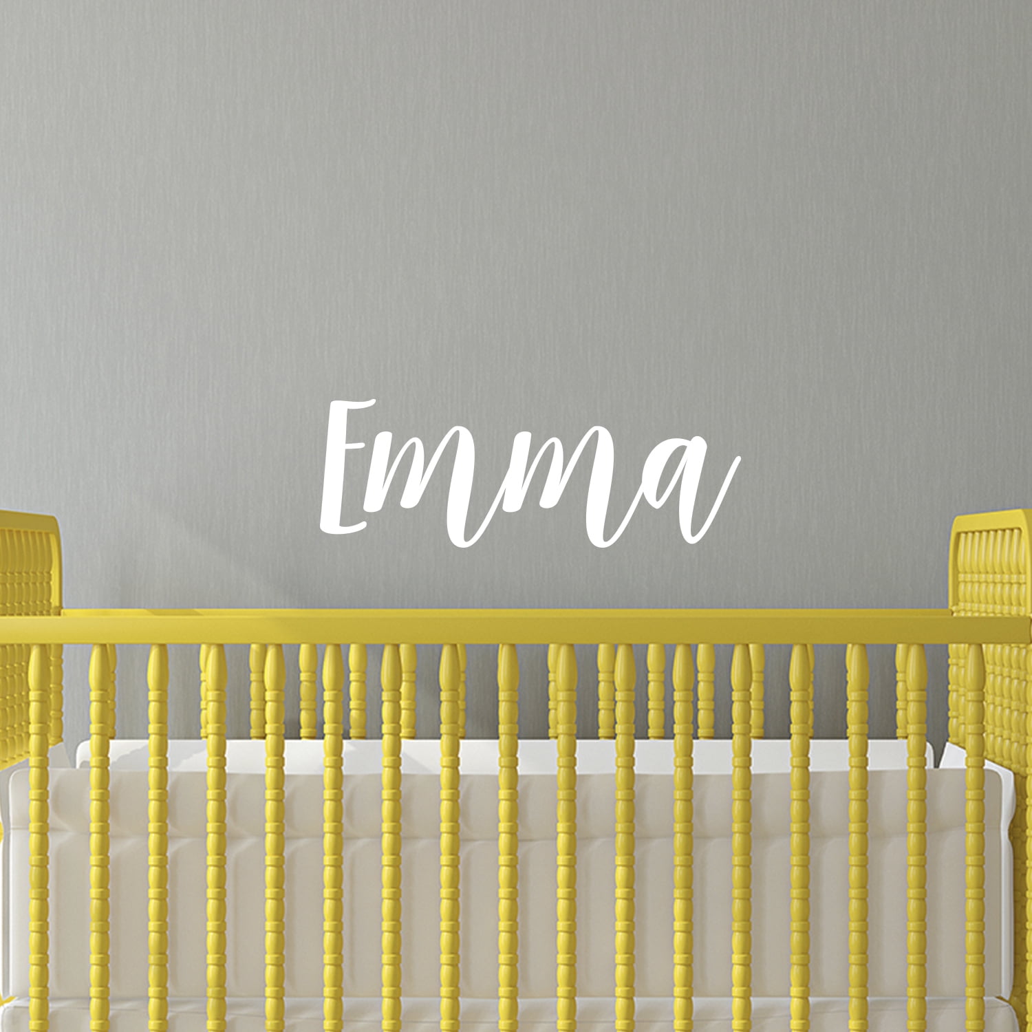 Vinyl Wall Art Decal Girls Custom Name ’Emma’ Custom Text Name 12" x 34" Girls Bedroom