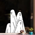 thumbnail image 1 of Vinyl Wall Art Decal - Happy Three Ghost - 19" x 16.5" - Trendy Cute Fun Halloween Season Design Sticker For Home Family Room Windows Entry Doors Office Coffee Shop School Spooky Decor, 1 of 4