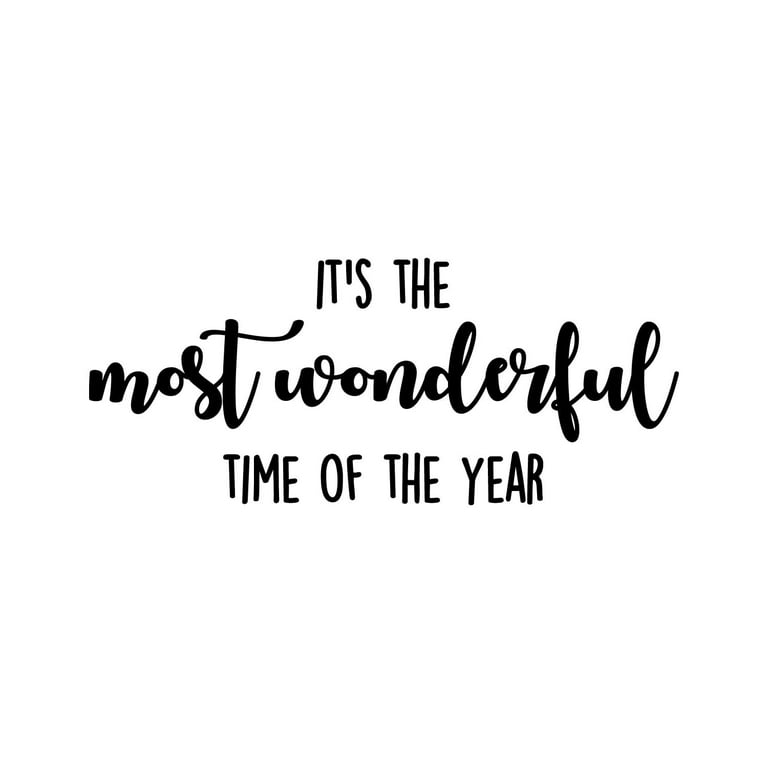 Most Wonderful Time Decal Most Wonderful Time Decal