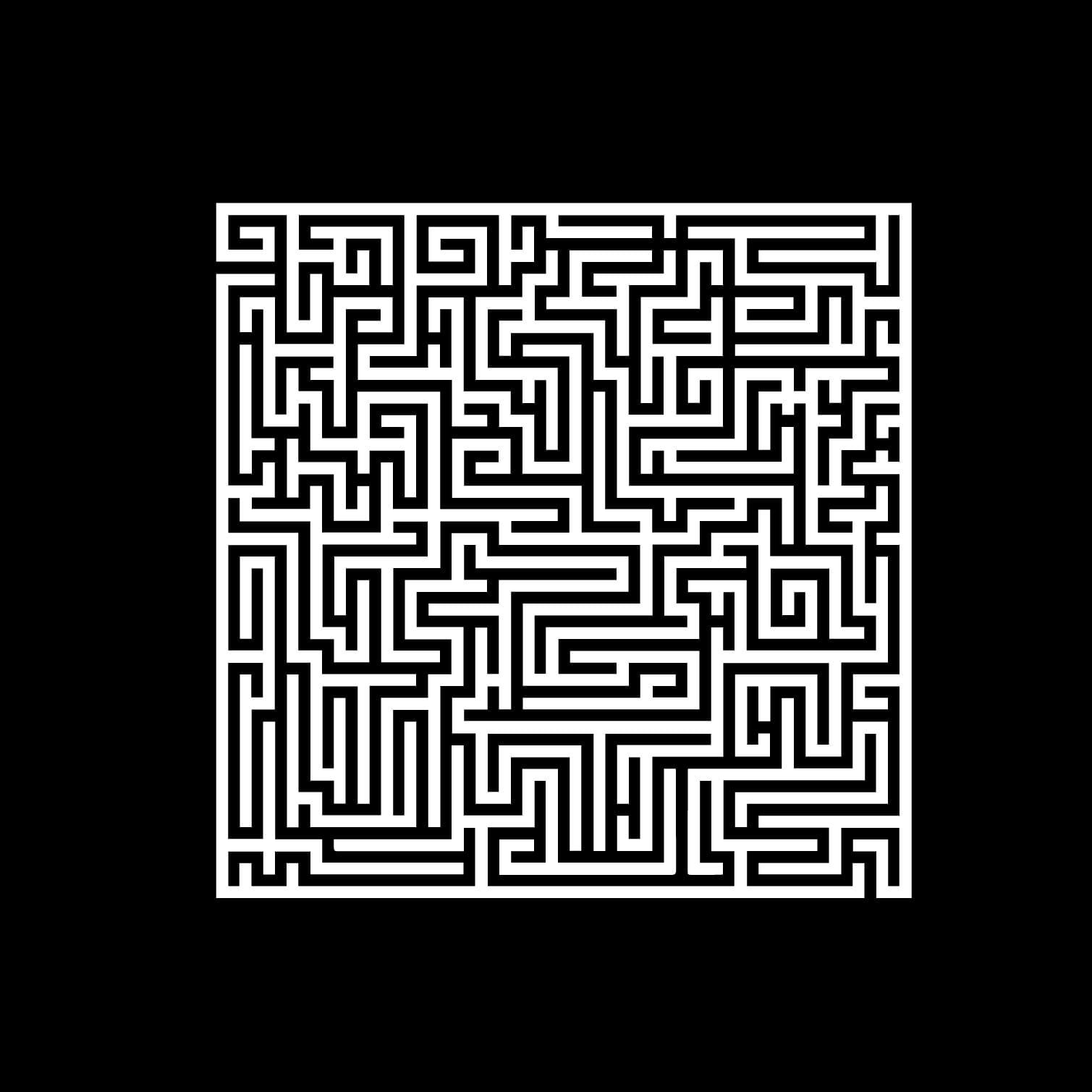 Vinyl Wall Art Decal - Labyrinth - 23