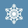 thumbnail image 1 of Vinyl Wall Art Decal - Little Snowflake - 6" x 5.5" - Cute Christmas Seasonal Decoration Sticker - Indoor Outdoor Wall Door Window Laptop Door Car Bumper Sticker Luggage Notebook Decor, 1 of 4