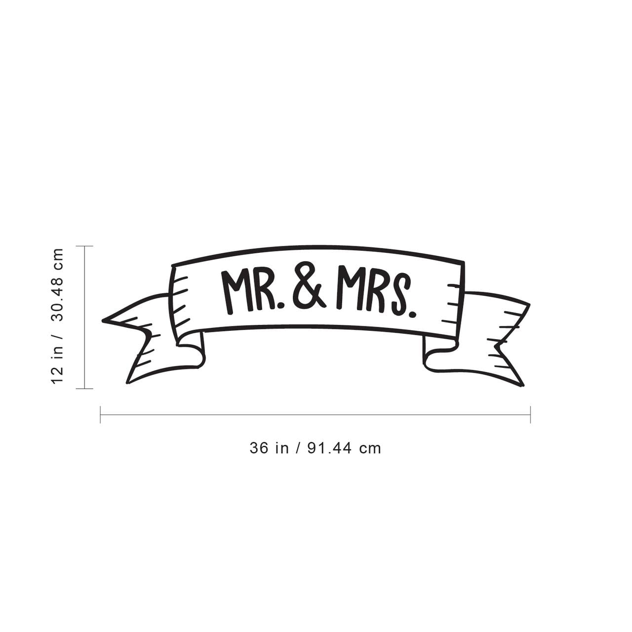Wedding Welcome Sign Vinyl Decal - "Welcome To Our Beginning" Self-Adhesive Sticker, 20" Wide X 11" Tall, White Matte Finish
