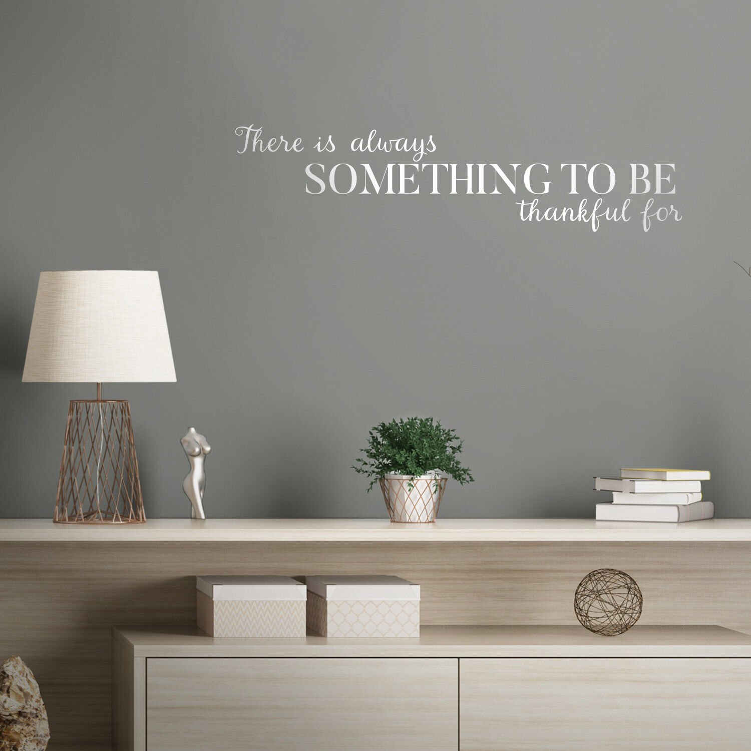 Vinyl Wall Art Decal - There is Always Something to Be Thankful for - 8 ...