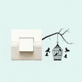 thumbnail image 1 of Vinyl Wall Art Decal - Tree Branch And Birdcage - 4.6" x 4.5" - Cute Animal Decor For Light Switch Window Mirror Luggage Car Bumper Laptop Computer Peel And Stick Skin Sticker Designs, 1 of 4