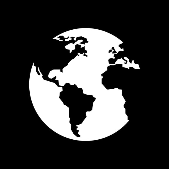 Vinyl Wall Art Decal - World - 22.5" x 22" - Modern Inspirational Educational Map Shape Quote Sticker For Bedroom Home School Kids Room Work Office Living Room Classroom Decor