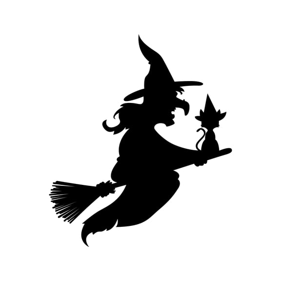 Vinyl Wall Art Decal - Yes I Can Drive A Stick - 12" x 25" - Trendy Fun Halloween Humorous Quote Broom Shape Sticker For Living Room Windows Doors Storefront Coffee Shop Spooky Decor