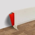 thumbnail image 1 of Vinyl Wall Base Baseboard Molding Trim 6" Flexible Self Adhesive Rubber Wall Base Moulding Trim Peel and Stick Design, 6 Inch x 60 Feet, Beige Wood, 1 of 6