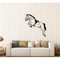 Vinyl Wall Decal Race horse Horse Rider Animal Stickers Large Decor