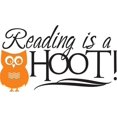 thumbnail image 1 of Vinyl Wall Decal - Reading is a hoot Classroom Kids Children Vinyl Wall Decal Picture Art 12X16, 1 of 2