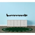 thumbnail image 1 of Vinyl Wall Decal Sticker : Chicken Line Chicks Bedroom Bathroom Living Room Picture Art Peel & Stick Mural Size: 8 Inches X 24 Inches -, 1 of 2