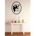 thumbnail image 1 of Vinyl Wall Decal Sticker : Dairy Cow Image Picture Art Peel & Stick Mural 12x18 Inches, 1 of 2