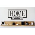 thumbnail image 1 of Vinyl Wall Decal Sticker : Home Sign Image Quote Picture Art Peel & Stick Mural 10x20 Inches, 1 of 2