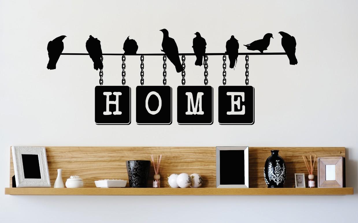 Vinyl Wall Decal Sticker : Home Sign Image Quote Picture Art Peel ...