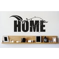 thumbnail image 1 of Vinyl Wall Decal Sticker : Home Sign Image Quote Picture Art Peel & Stick Mural 14x28 Inches, 1 of 2