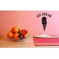 thumbnail image 1 of Vinyl Wall Decal Sticker : Ice Cold Ice Cream Home Decor Picture Art 14 x 28 Inches, 1 of 1
