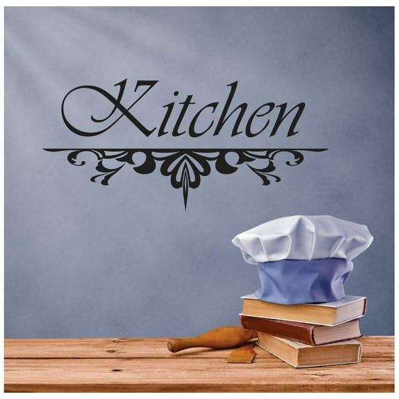 Vinyl Wall Decal Sticker : Kitchen Lettering Text Quote Bedroom Bathroom Living Room Picture Art Peel & Stick Mural Size: 16 Inches X 24 Inches -