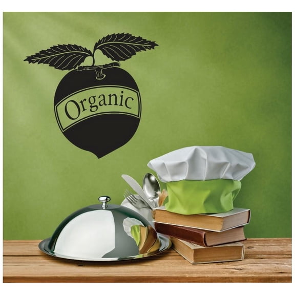 Vinyl Wall Decal Sticker : Organic Radish Kitchen Image Quote Bedroom Bathroom Living Room Picture Art Peel & Stick Mural Size: 12 Inches X 12 Inches -