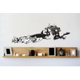 thumbnail image 1 of Vinyl Wall Decal Sticker : Scuba Diver Water Aquarium Man Image   Bedroom Bathroom Living Room Picture Art Peel & Stick Mural Size: 12 Inches X 30 Inches - 22 Colors Available, 1 of 2