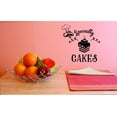 thumbnail image 1 of Vinyl Wall Decal Sticker : Specialty Cakes Home Decor Picture Art 10 x 20 Inches, 1 of 1