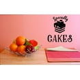 thumbnail image 1 of Vinyl Wall Decal Sticker : Specialty Cakes Home Decor Picture Art 16 x 24 Inches, 1 of 1