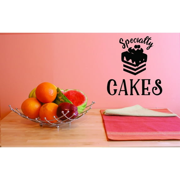 Vinyl Wall Decal Sticker : Specialty Cakes Home Decor Picture Art 16 x 24 Inches