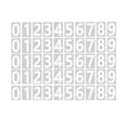 thumbnail image 1 of Vinyl Waterproof Silver Mailbox Numbers Stickers, 4 Inch 5 Sets Reflective Mailbox Number for Outside, House Numbers for 0-9, Strong Self-Adhesive House Adress Numbers for Mailbox Door Signs Trucks, 1 of 4