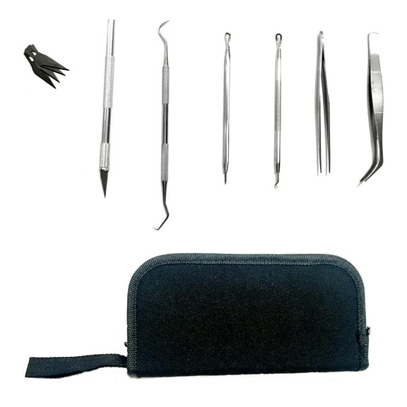 Vinyl Weeding Pick Tools Stainless Steel Professional Sign Making 7pc with case