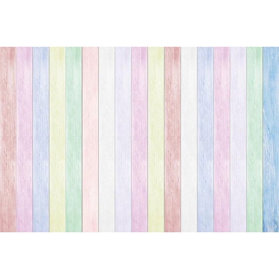 Vinyl Wood Backdrop For Photography Colorful Planks Board Texture Cake Smash Baby Photo Background Digital Photo Studio