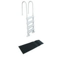 thumbnail image 1 of Vinyl Works 4 Step Ladder for 60 Inch Pool Walls w/ Swimming Pool Ladder Mat, 1 of 11