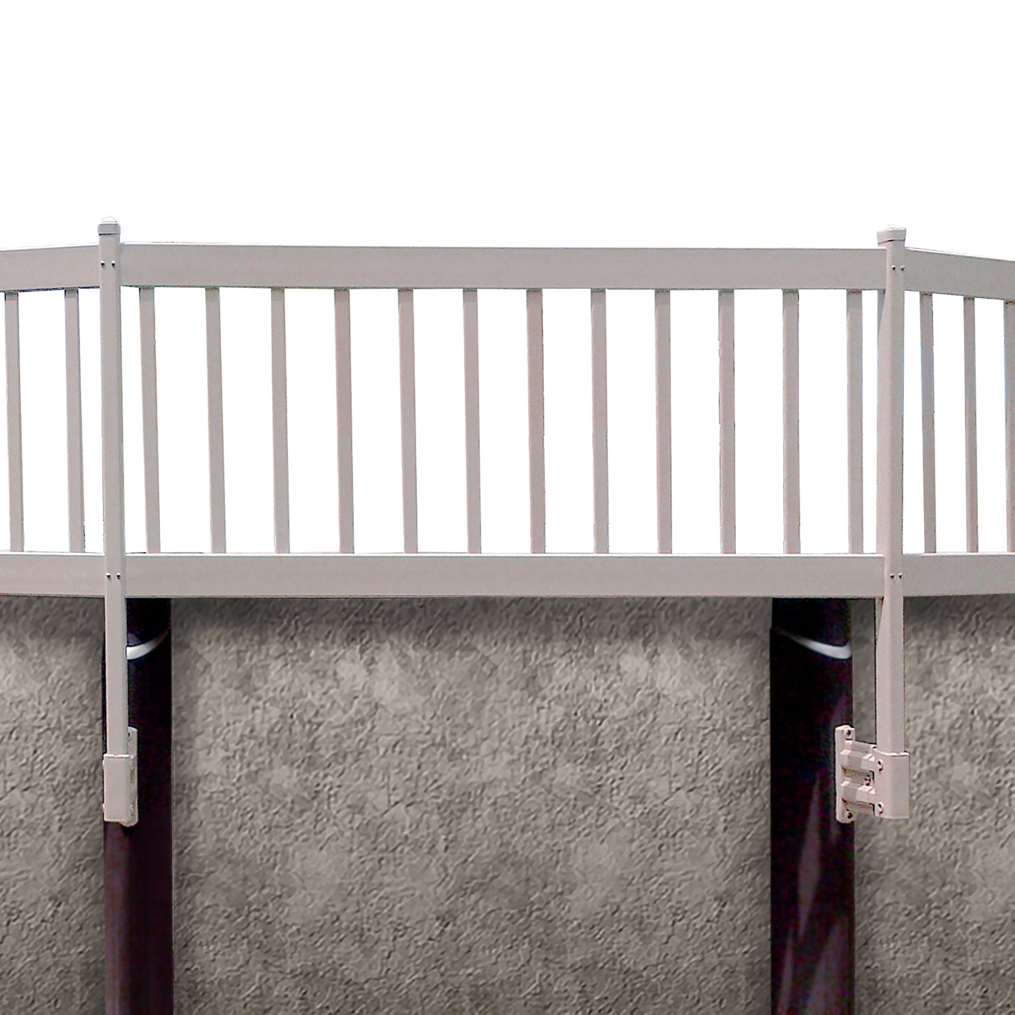 Vinyl Works Above Ground Pool Fence Kit - Taupe