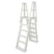 Vinyl Works Canada SLAW Slide Lock A Frame Above Ground Pool Ladder, White
