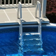 Vinyl Works Deluxe Step Above Ground Swimming Pool Ladders, 24