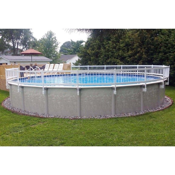 VinylWorks Canada Above Ground Swimming Pool Safety Fence Kit 2 Sections