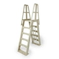 thumbnail image 1 of Vinyl Works SLA A Frame Above Ground Pool Ladder Steps with Slide Lock Barrier, 1 of 10