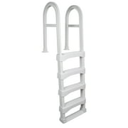 Vinyl Works White Pool Ladder لـ 60 فوق حمامات السباحة الأرضية