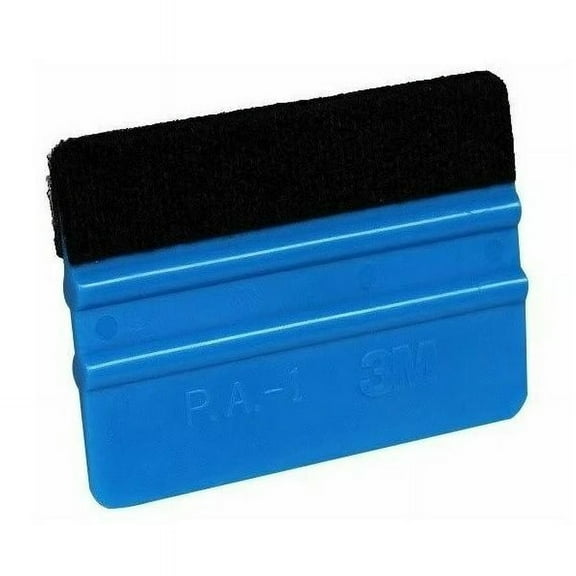 Vinyl Wrap Tools: Mini Squeegee For Versatile Craft And Diy Projects, Premium Felt Edge, Non-Slip Ergonomic Design, 4 Inch, Blue