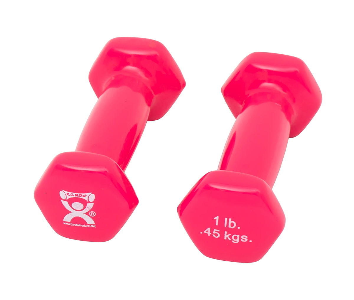 Vinyl-coated iron dumbbell