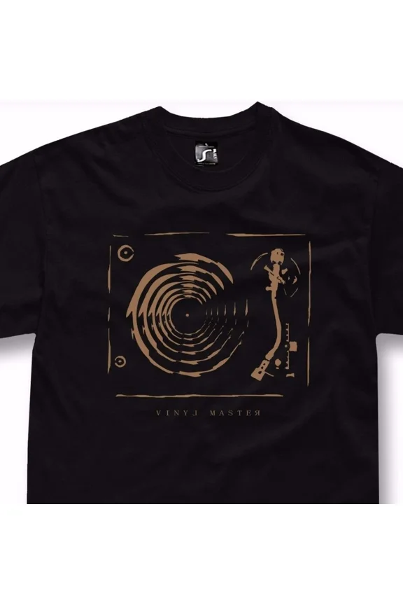 Vinyl record t-shirt turntable technics fans dj gift vintage tshirt