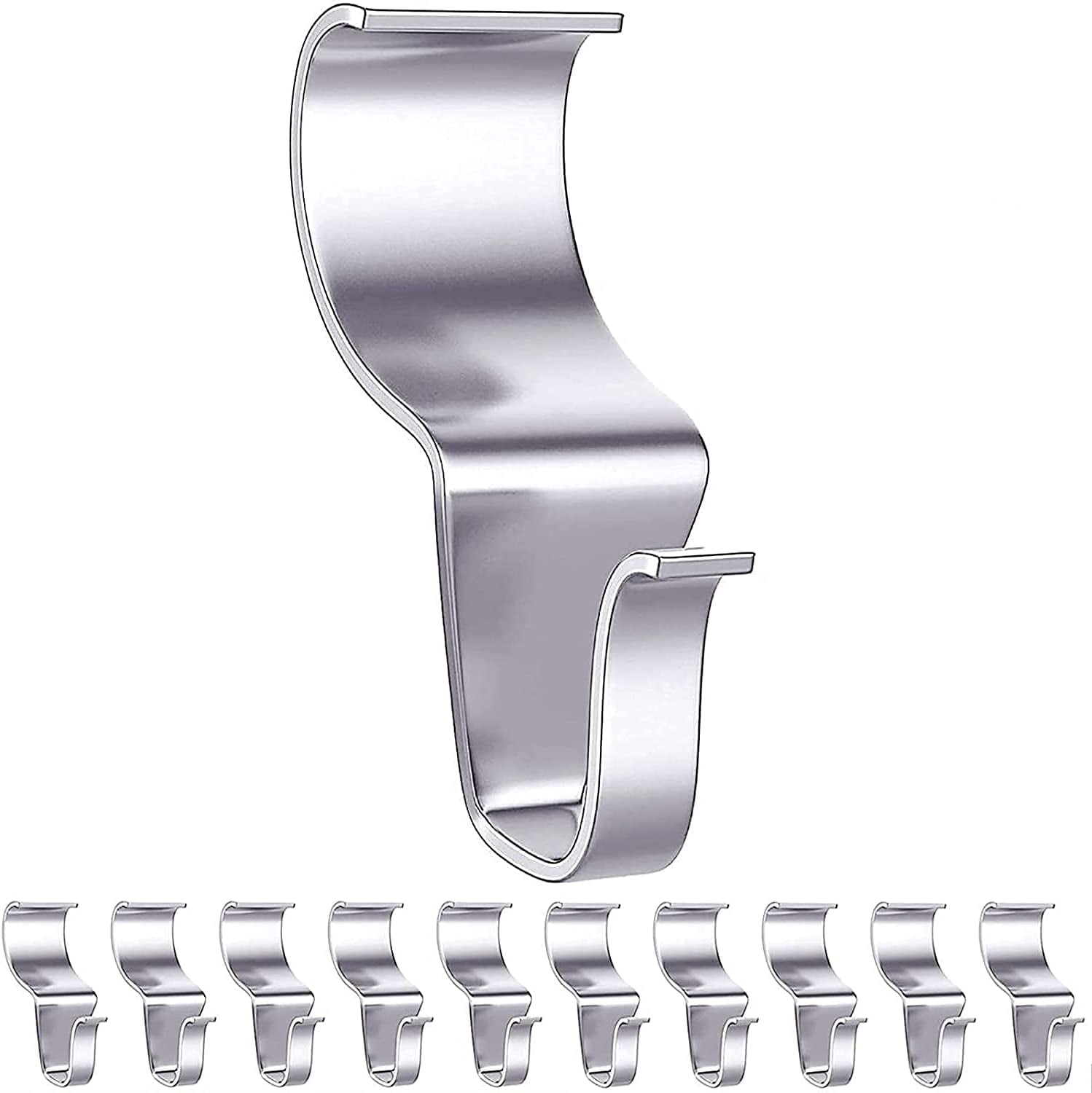Vinyl siding Hook Hanger (Pack of 10)Heavy Duty Stainless Steel, NonPorous Vinyl siding Clip