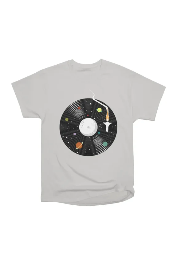 Vinyl space T-Shirt Tee Gift For Him Merch For Her Apparel For Friend