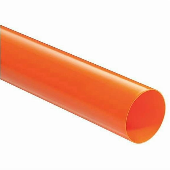 Vinylguard Shrink Tubing,5 ft,Orange,4 in ID 30-VG-4000O-G2