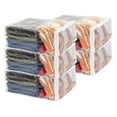 thumbnail image 1 of Vinylpac Zippered Clothing Storage Bags 15 x 18 x 7, Clear, 5 Pack, 1 of 4