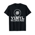 Vinyls Records Joke Saying DJ Turntable Record Vinyl TShirt