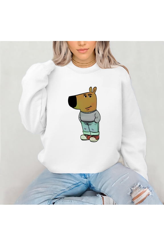 Chill Guy T-Shirt, Cool Dog Sweatshirt, Casual Hoodie for Humor Fans