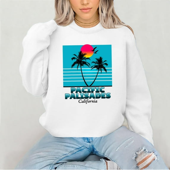 Vinyta Pacific Palisades T-Shirt, Summer Souvenirs Sweatshirt, Californ Hoodie for Coastal Fans