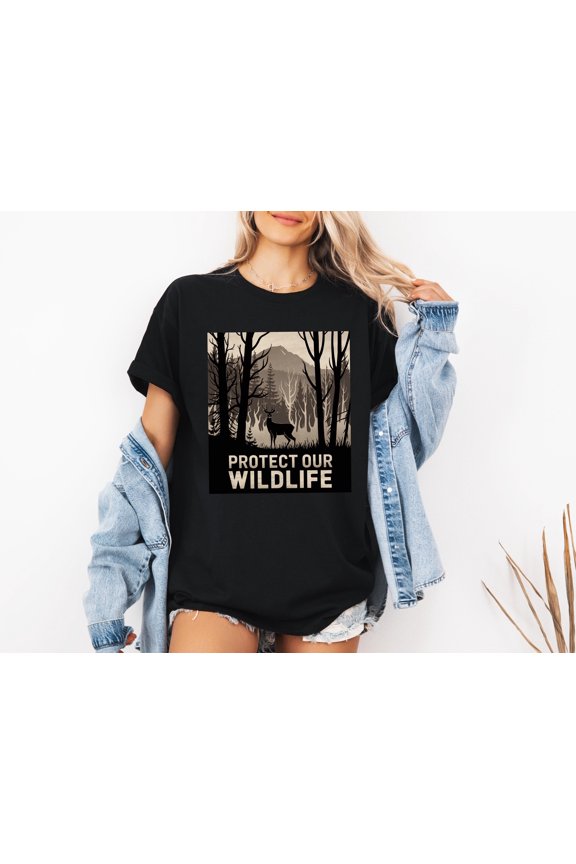 Save Wildlife T-Shirt, Protect Our Forests Sweatshirt, Nature Conservation Hoodie