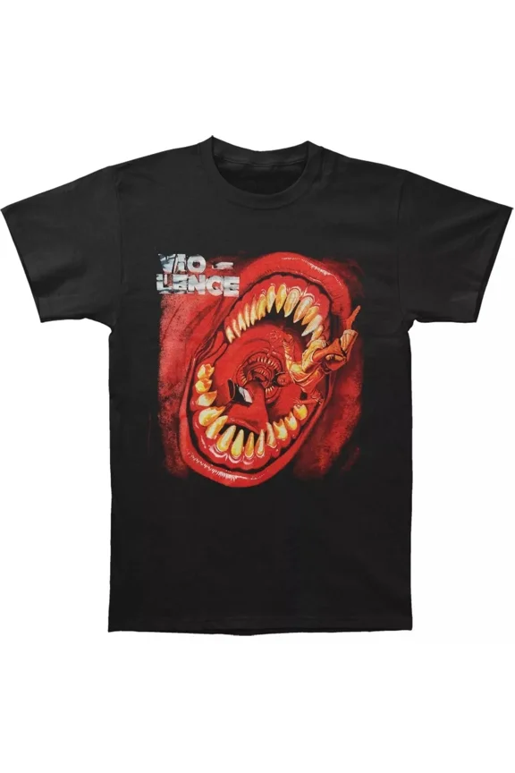 Reprint Rare Vio-Lence Mouth T-shirt Black Men S-234XL HK111