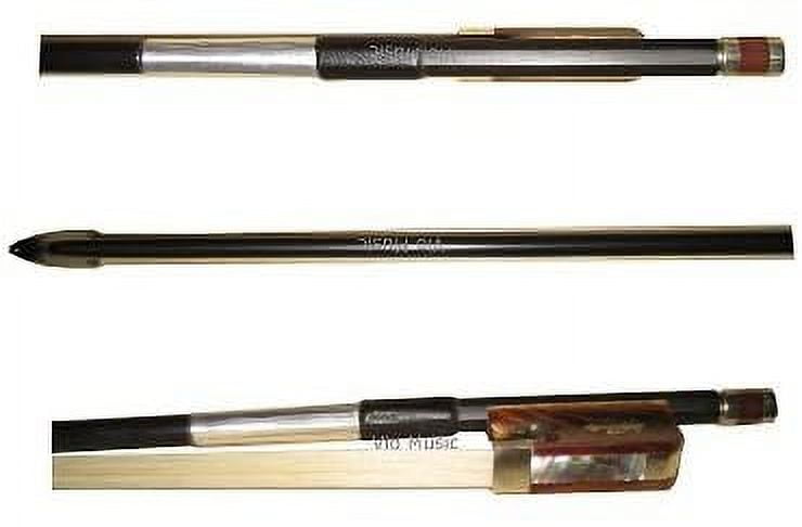 Vio Music #605 Cello Bow Ox-horn Carbon Fiber Fluer-de-lys Inlay-best Gift for Cellist