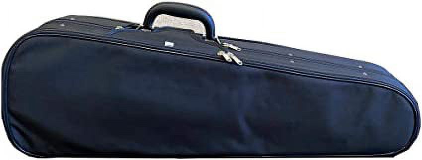 Vio Music Dart Shaped Light Portable Suspension Violin Carry Case with Shoulder Rest Compartment (3/4)